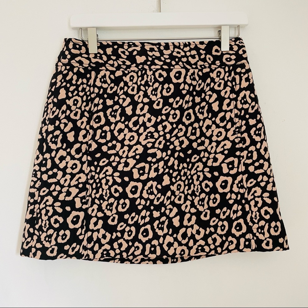 LOFT Animal Print Skirt